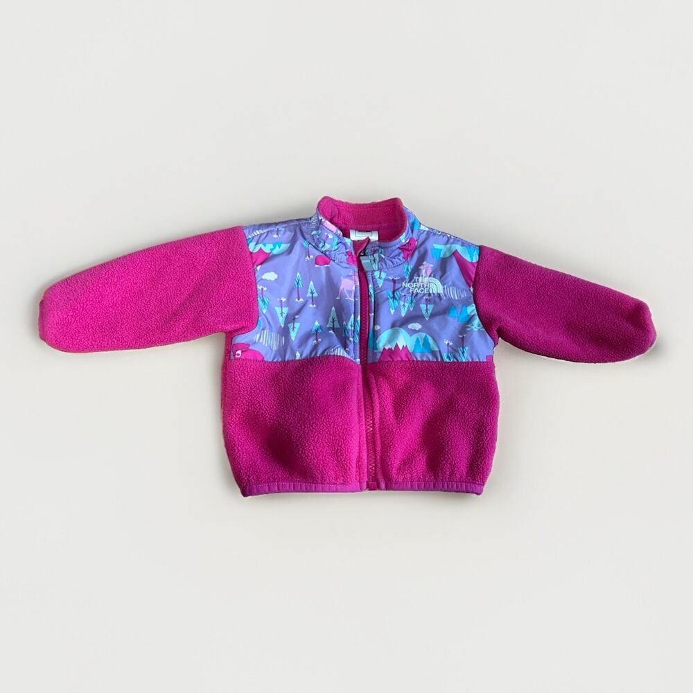 The North Face Denali Fleece Jacket Toddler Girls 3- 6 Months Winter Warm Pink